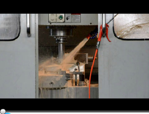 Machining center processing